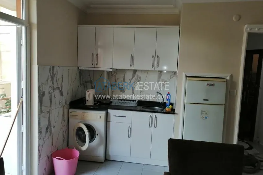 Kupuj Jednopokojowy apartament z meblami w centrum Alanyi — centralny targ rybny 4
