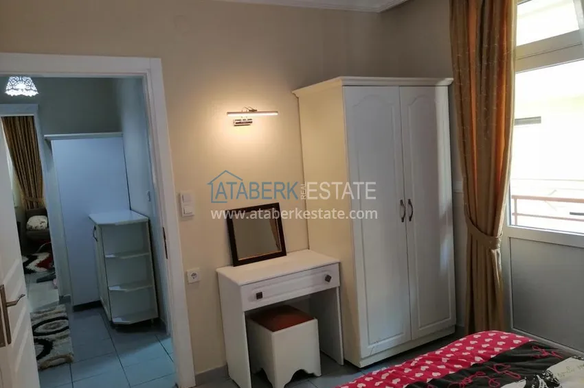 Kupuj Jednopokojowy apartament z meblami w centrum Alanyi — centralny targ rybny 6