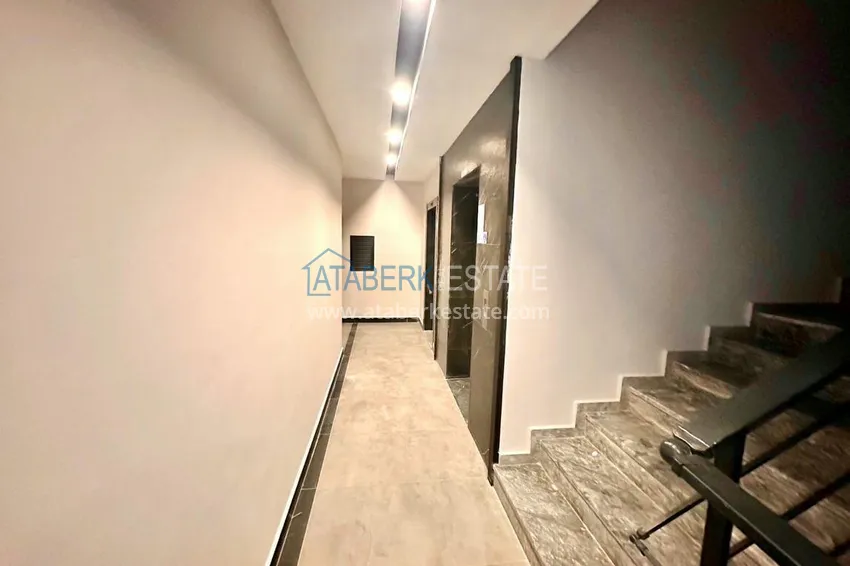 Linear 3+1 apartment in an exclusive residential complex — Alanya, Oba district 9 