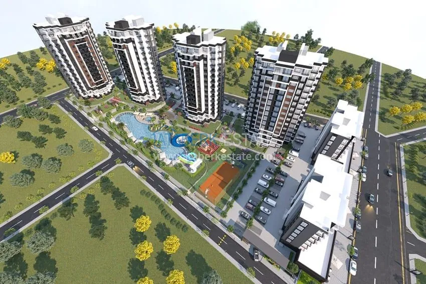 Start of sales! Real estate in Mezitli-Mersin area at the construction stage 13