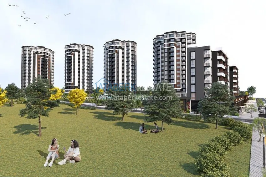 Start of sales! Real estate in Mezitli-Mersin area at the construction stage 4