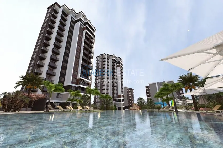 Start of sales! Real estate in Mezitli-Mersin area at the construction stage 1