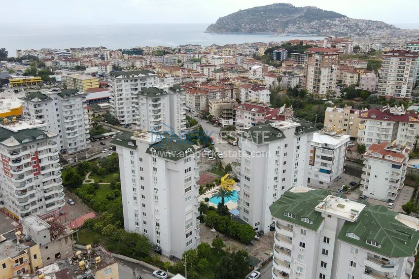 Furnished apartment with sea view in Cikcilli area, Alanya 2