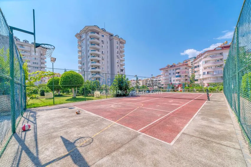 Furnished apartment with sea view in Cikcilli area, Alanya 10