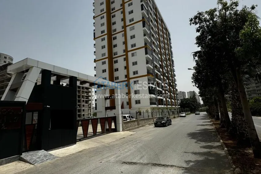 One bedroom apartment with separate kitchen and side sea view in Mersin, Tomyuk district 2