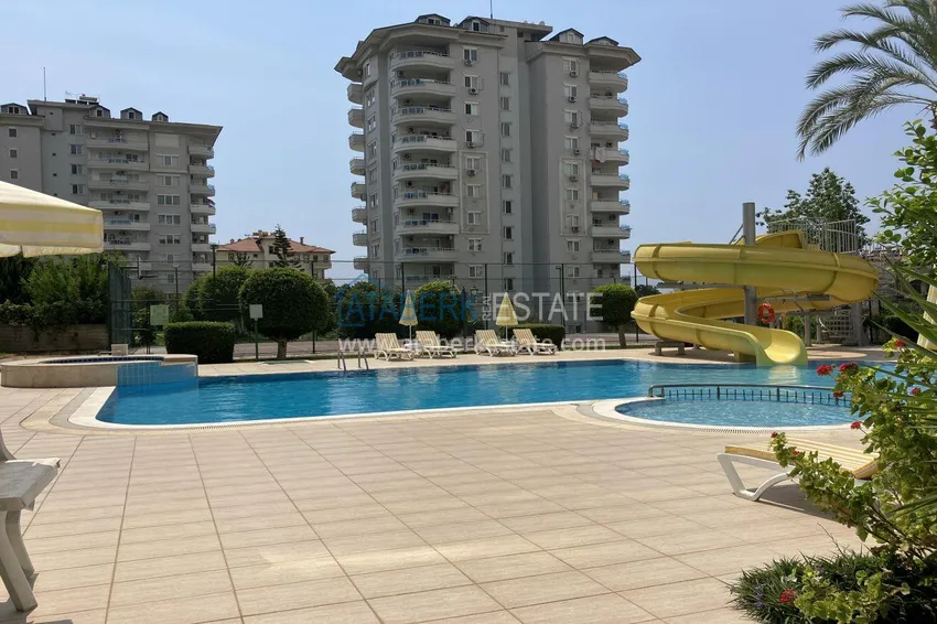 Furnished apartment with sea view in Cikcilli area, Alanya 5