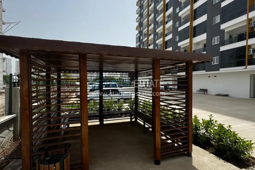 One bedroom Apartment with Fine Finishing and Mountain View in Tomyuk District, Mersin. Installment is possible 12 