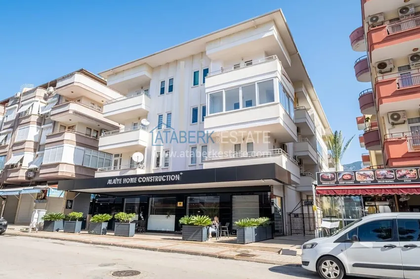 Turnkey one-bedroom apartment with a glazed balcony near Cleopatra Beach - Alanya Center 10 