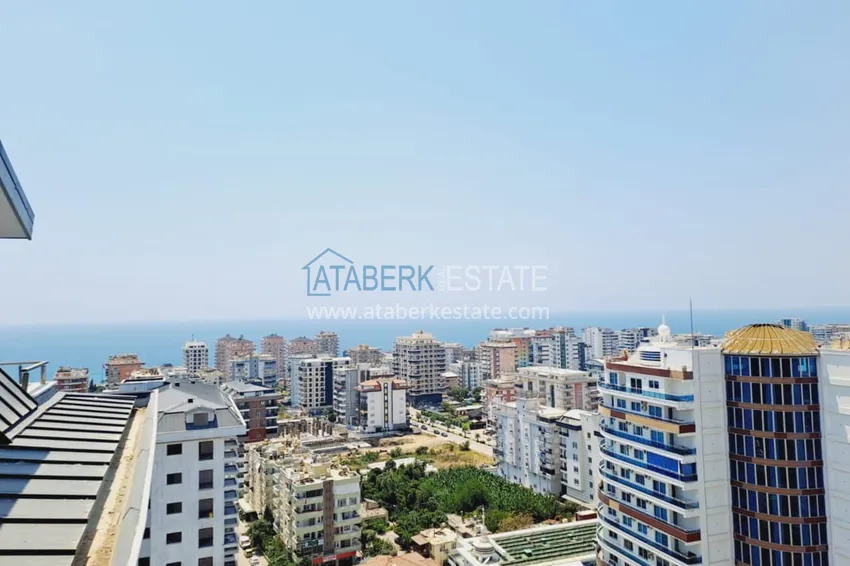 Purchase Duplex apartment with a fine finish and sea view - new buildings in Alanya, Mahmutlar district 16
