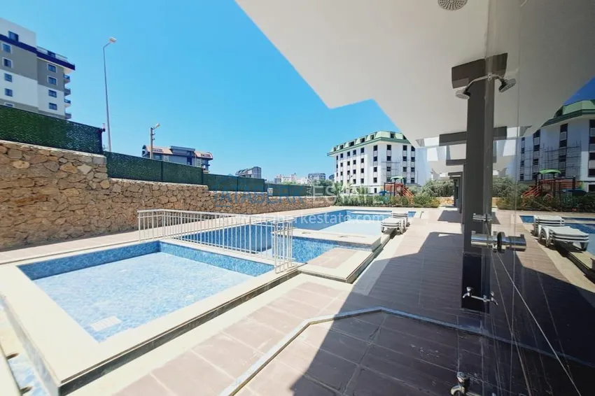 Nieruchomość podstawowa - wykończone mieszkanie w nowym budynku, dzielnica Avsallar, Alanya 9 