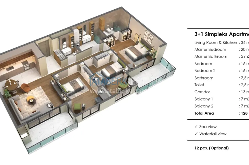 Buy cheap Elite residential complex in Antalya, Lara district. Premium apartments from a world-famous hotel chain 6