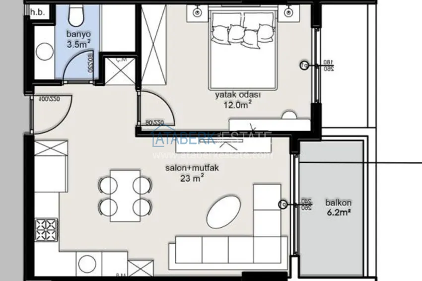 Buy cheap Installment apartments in a comfortable complex — Alanya, Oba 1