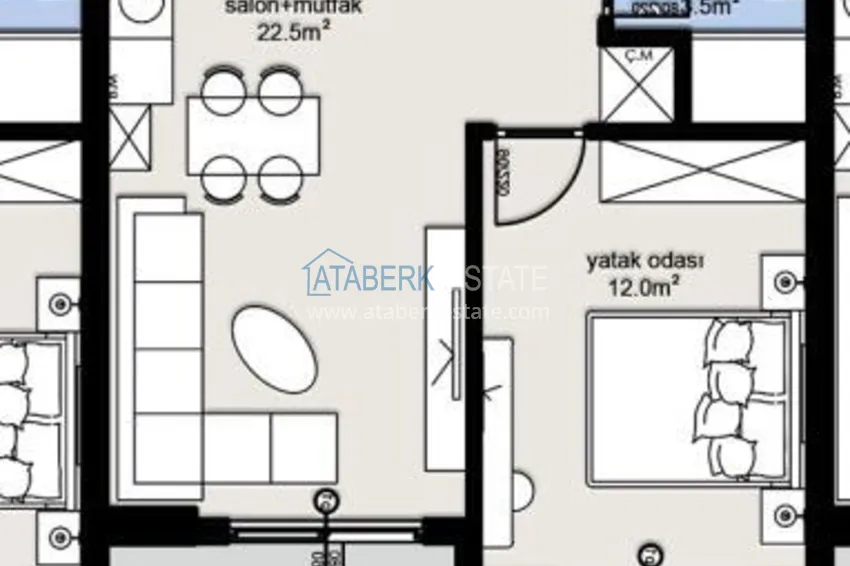Buy cheap Installment apartments in a comfortable complex — Alanya, Oba 2