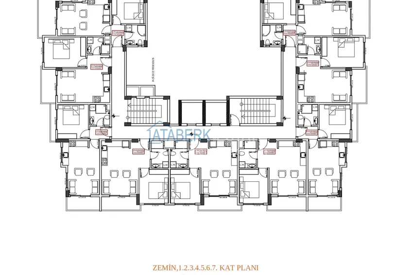 Buy cheap Apartments from an investor in a complex under construction — Alanya, Avsallar district 1