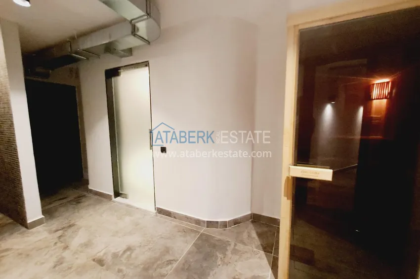 Two-bedroom apartment with new furniture with sea and mountain views - Alanya center, Cleopatra beach area 13