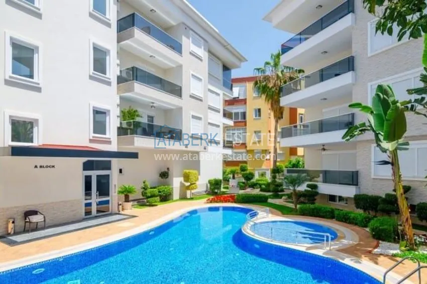 4+1 penthouse duplex with furniture and a glazed balcony, Oba district — Alanya 1 