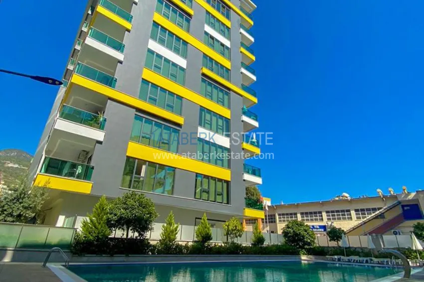 Furnished 2+1 apartment in a complex with infrastructure - Alanya Center 3 