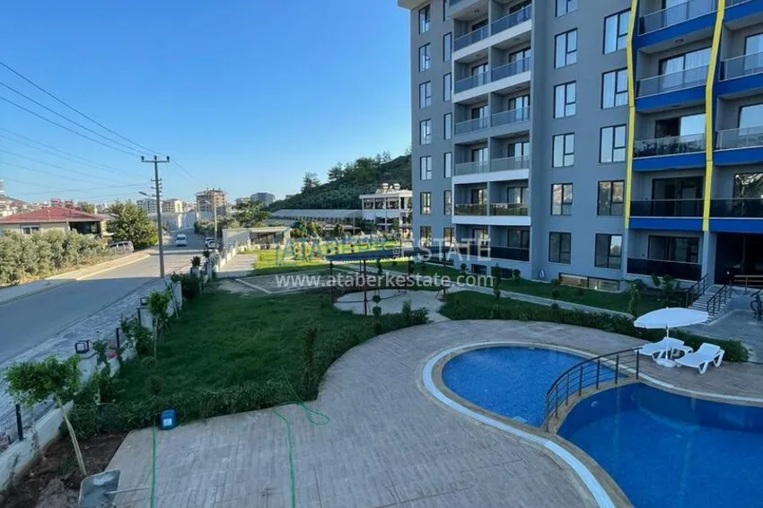 Furnished 1+1 apartment in a new modern complex in Gazipasa 4