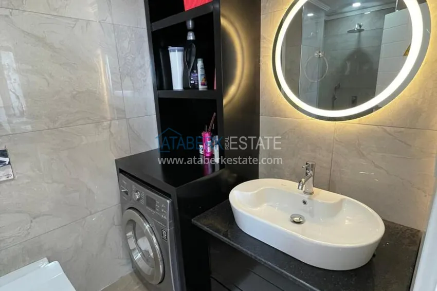 Purchase Luxury duplex with furniture, swimming pool and panoramic views in Cikcilli, Alanya 30