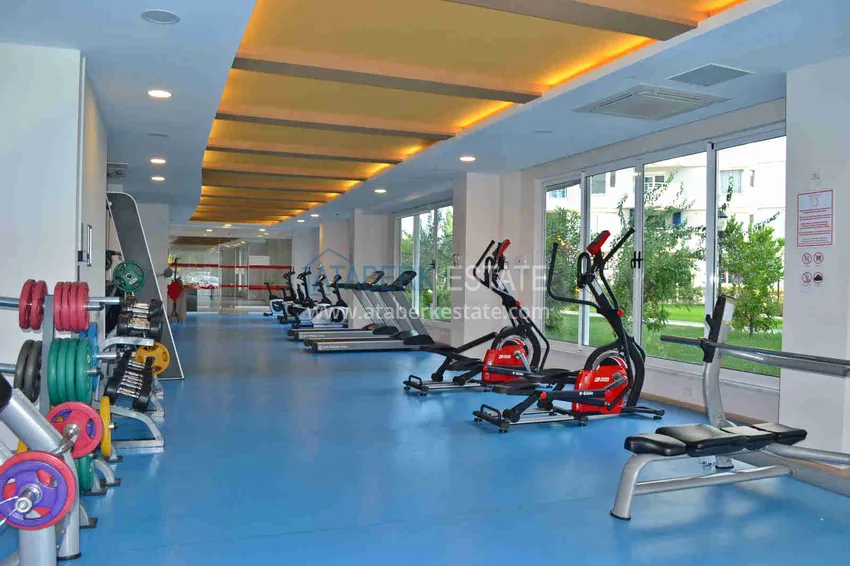 3+1 linear apartment with furniture, sea and mountain views on the beachfront - Tosmur, Alanya 26 