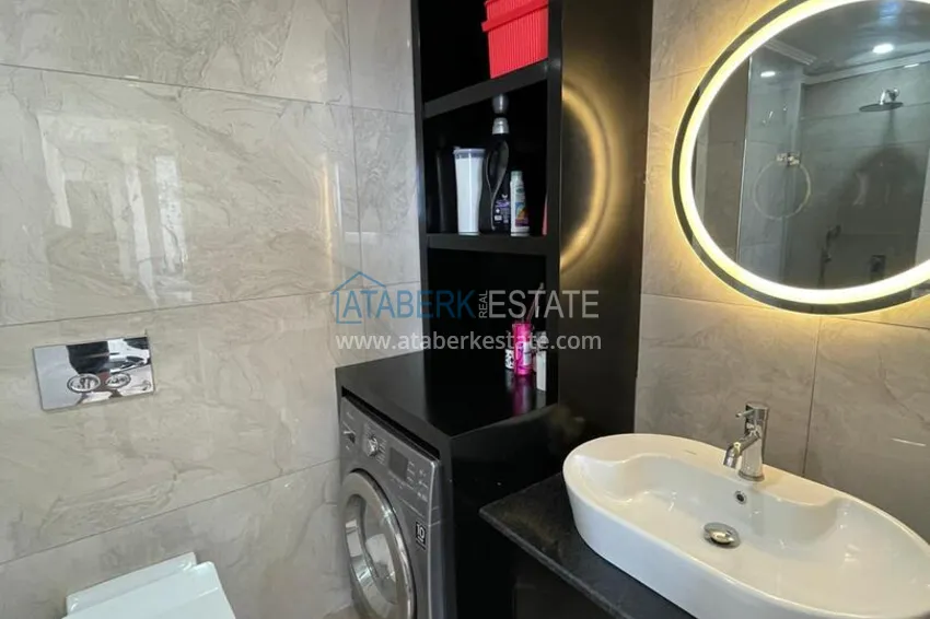 Purchase Luxury duplex with furniture, swimming pool and panoramic views in Cikcilli, Alanya 31