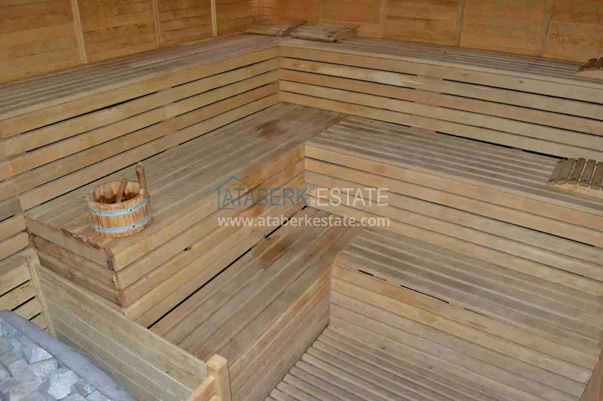 3+1 linear apartment with furniture, sea and mountain views on the beachfront - Tosmur, Alanya 28 