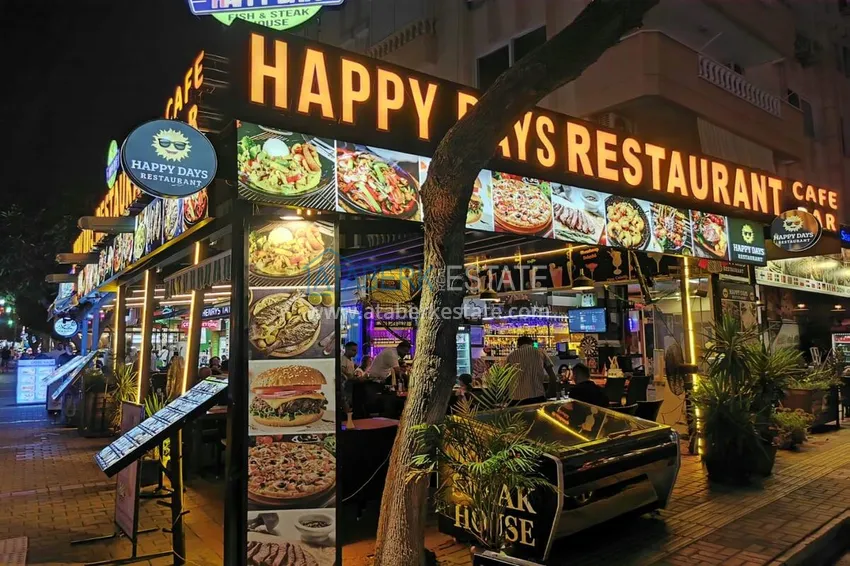 Ready-made Business with Guaranteed Income. Cafe in Alanya City Center, Damlataş District 2