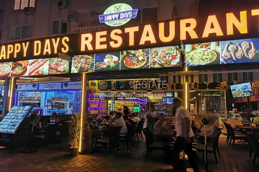 Ready-made Business with Guaranteed Income. Cafe in Alanya City Center, Damlataş District 4
