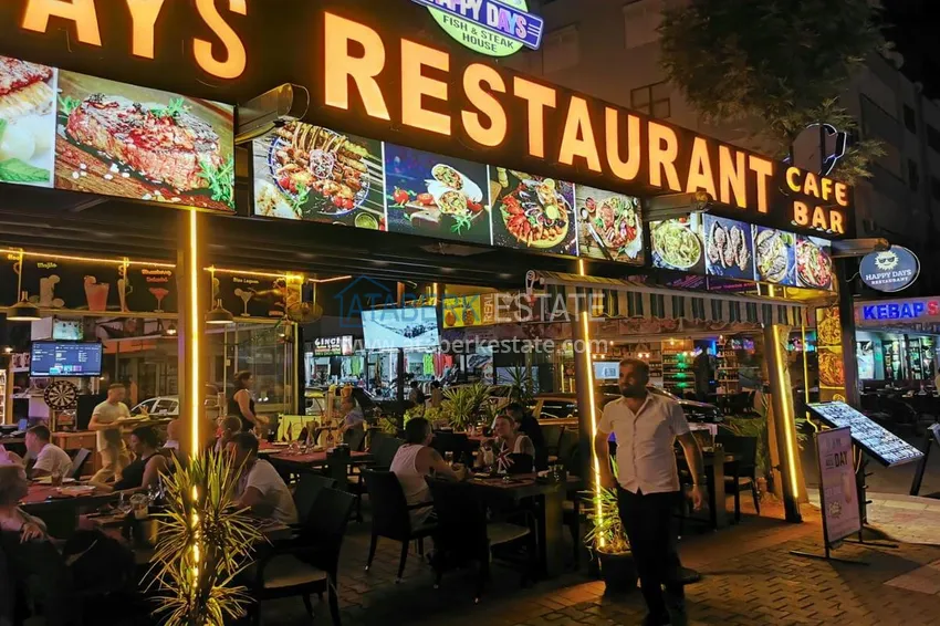 Ready-made Business with Guaranteed Income. Cafe in Alanya City Center, Damlataş District 6