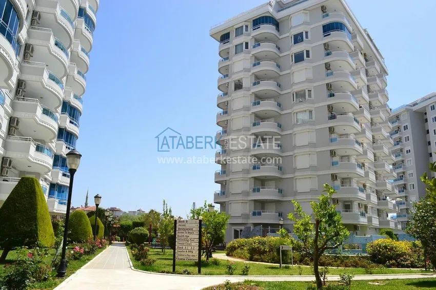 3+1 linear apartment with furniture, sea and mountain views on the beachfront - Tosmur, Alanya 6 
