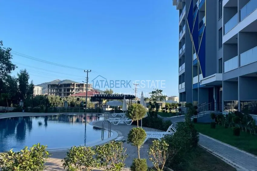 Furnished 1+1 apartment in a new modern complex in Gazipasa 3