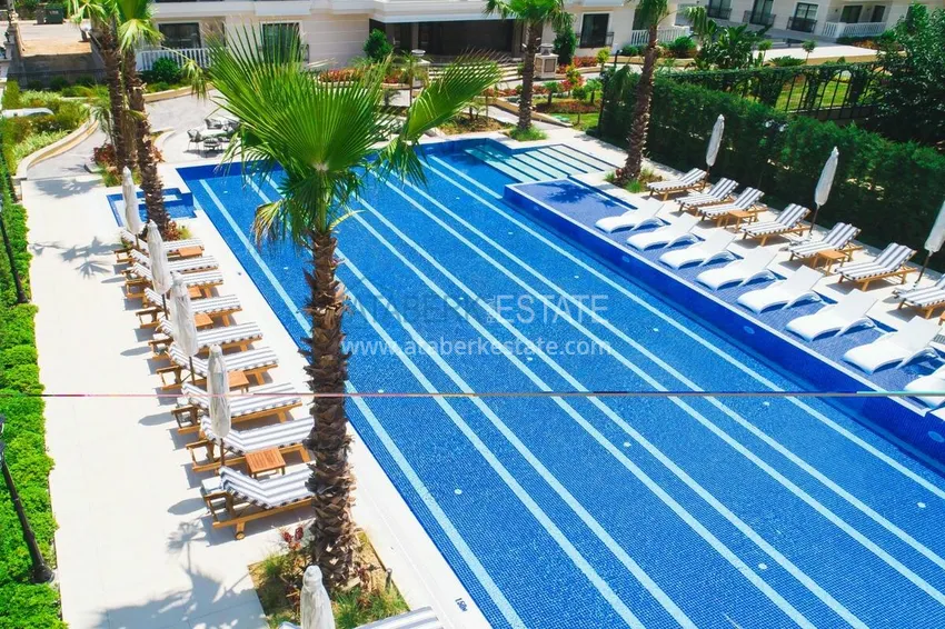 Purchase Luxury duplex with furniture, swimming pool and panoramic views in Cikcilli, Alanya 6