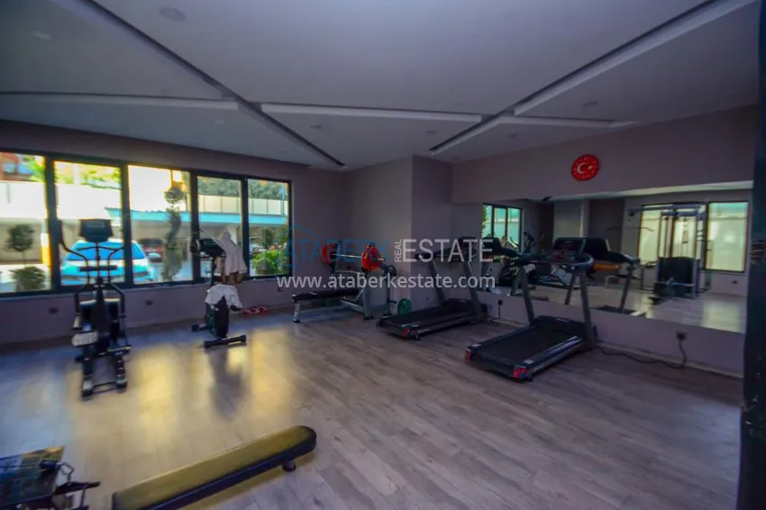 Furnished 2+1 apartment in a complex with infrastructure - Alanya Center 12 