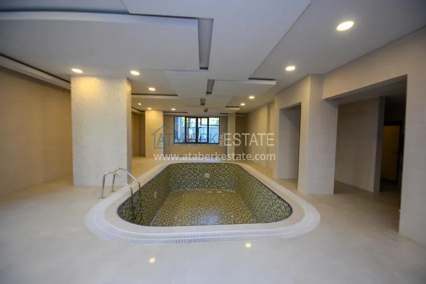 Furnished 2+1 apartment in a complex with infrastructure - Alanya Center 15 