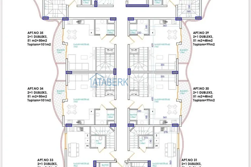 Buy cheap Investment property under construction - Alanya, Oba district 2