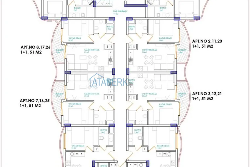 Buy cheap Investment property under construction - Alanya, Oba district 5