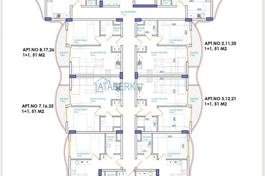 Buy cheap Investment property under construction - Alanya, Oba district 6