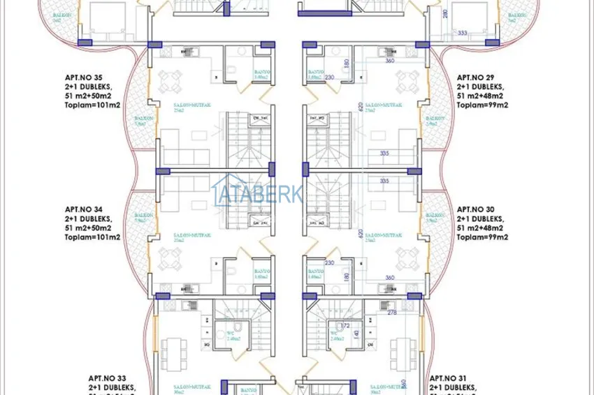 Buy cheap Investment property under construction - Alanya, Oba district 7