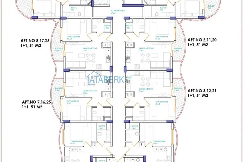 Buy cheap Investment property under construction - Alanya, Oba district 10