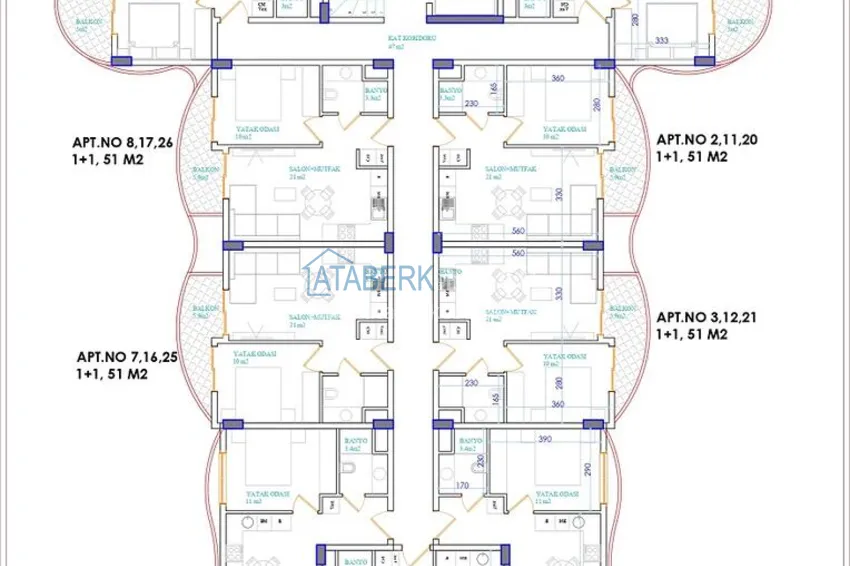 Buy cheap Investment property under construction - Alanya, Oba district 11