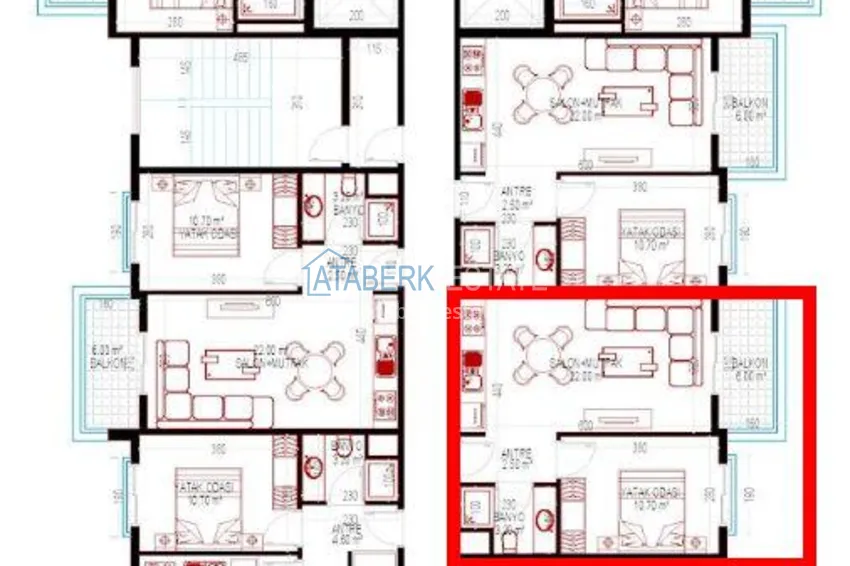 Buy cheap Apartments in Mahmutlar from an investor in a complex at the final stage of construction 1 