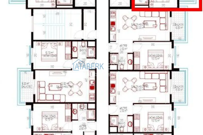 Buy cheap Apartments in Mahmutlar from an investor in a complex at the final stage of construction 2 