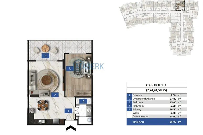 Buy cheap Apartments from the owner in a complex hotel — Alanya, Turkler district 2