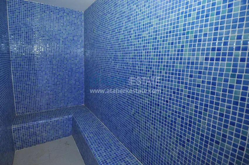 Duplex apartment with furniture, separate kitchen and mountain view — Kestel district, Alanya 8