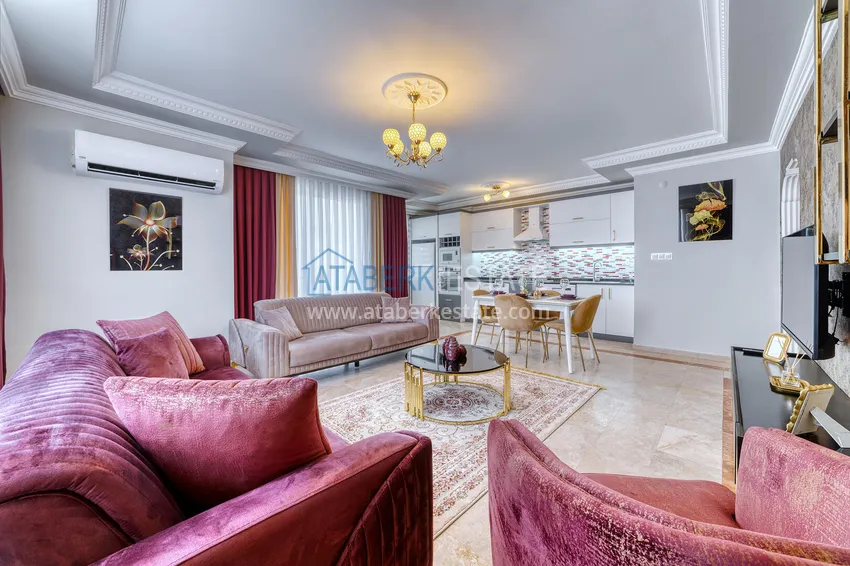 Kupuj W pełni odnowiony apartament z nowymi meblami - dzielnica Mahmutlar, Alanya 4 