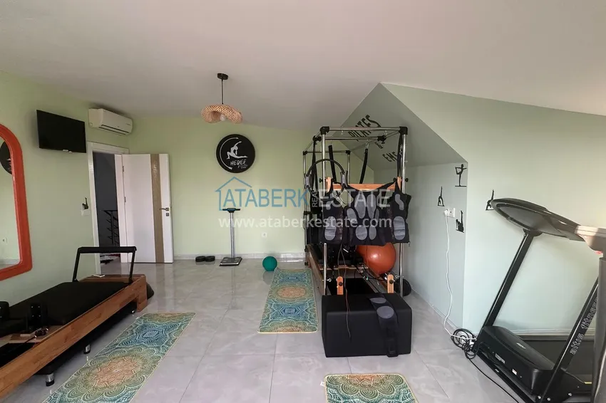 Purchase Duplex apartment with furniture, separate kitchen and mountain view — Kestel district, Alanya 12