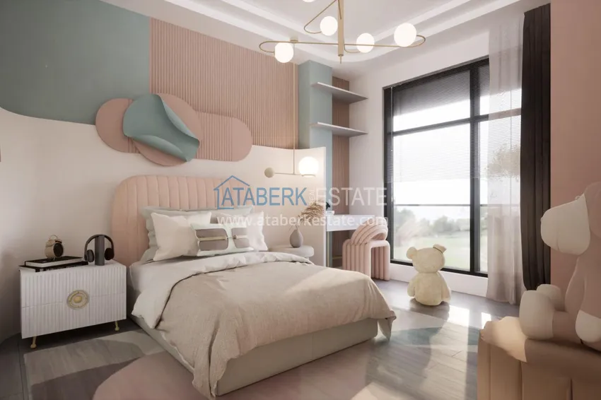 Purchase Modern villas in the mountainous region of Antalya — Dosemealti, under construction 2