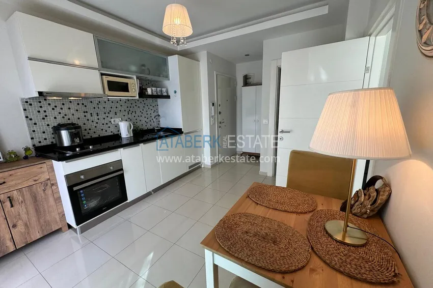 Kupuj Apartament 1+1 zaledwie 350 metrów od Morza Śródziemnego, dzielnica Oba — Alanya 5 