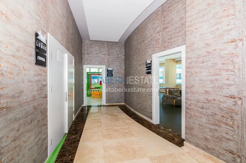 Apartment 3+1 with furniture and open mountain views. Mahmutlar District, Alanya 17