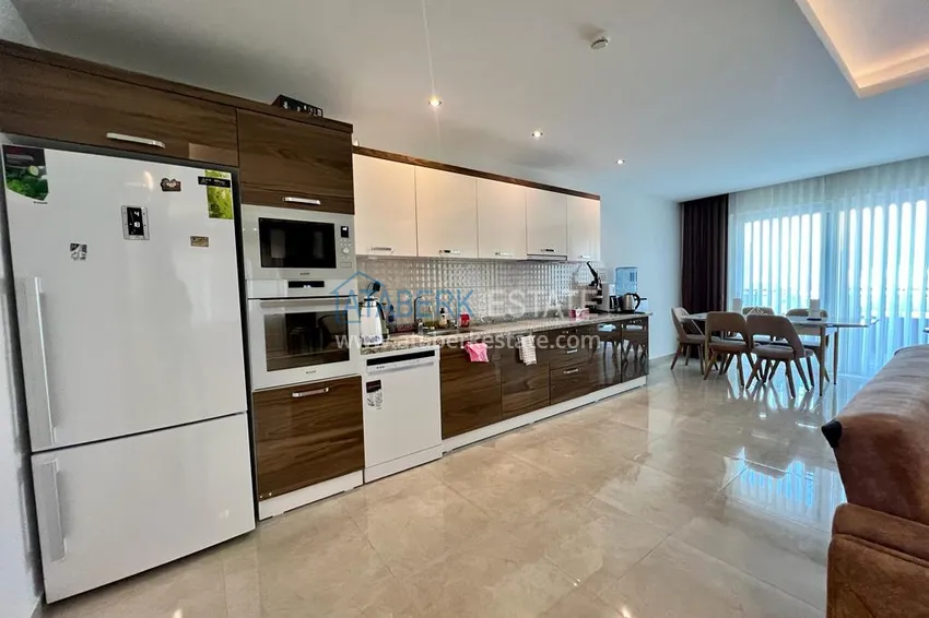 Purchase Apartment 3+1 with furniture and open mountain views. Mahmutlar District, Alanya 4